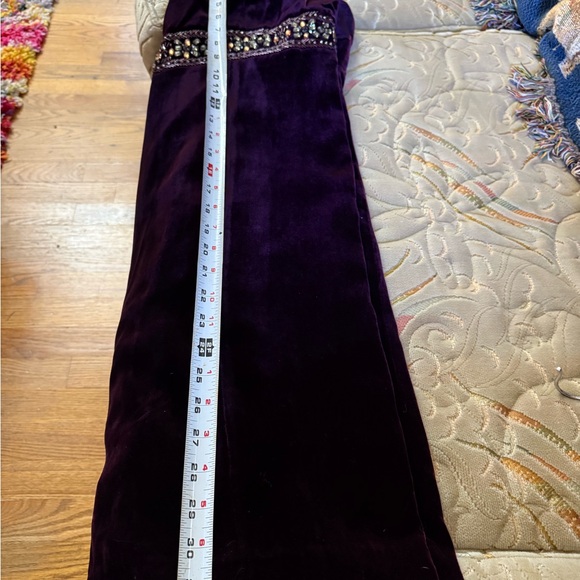 Neiman Marcus Exclusive velvet beaded dress w coat - updated photo measurements - Picture 15 of 16